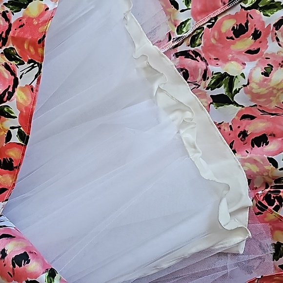 STUNNING FLORAL CRINOLINE PROM/PAGENT SKIRT - Picture 9 of 13